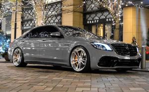 Mercedes-AMG S63 Nardo Gray by Lager Corporation on ADV.1 Wheels (ADV5.3 M.V2 CS) 2019 года